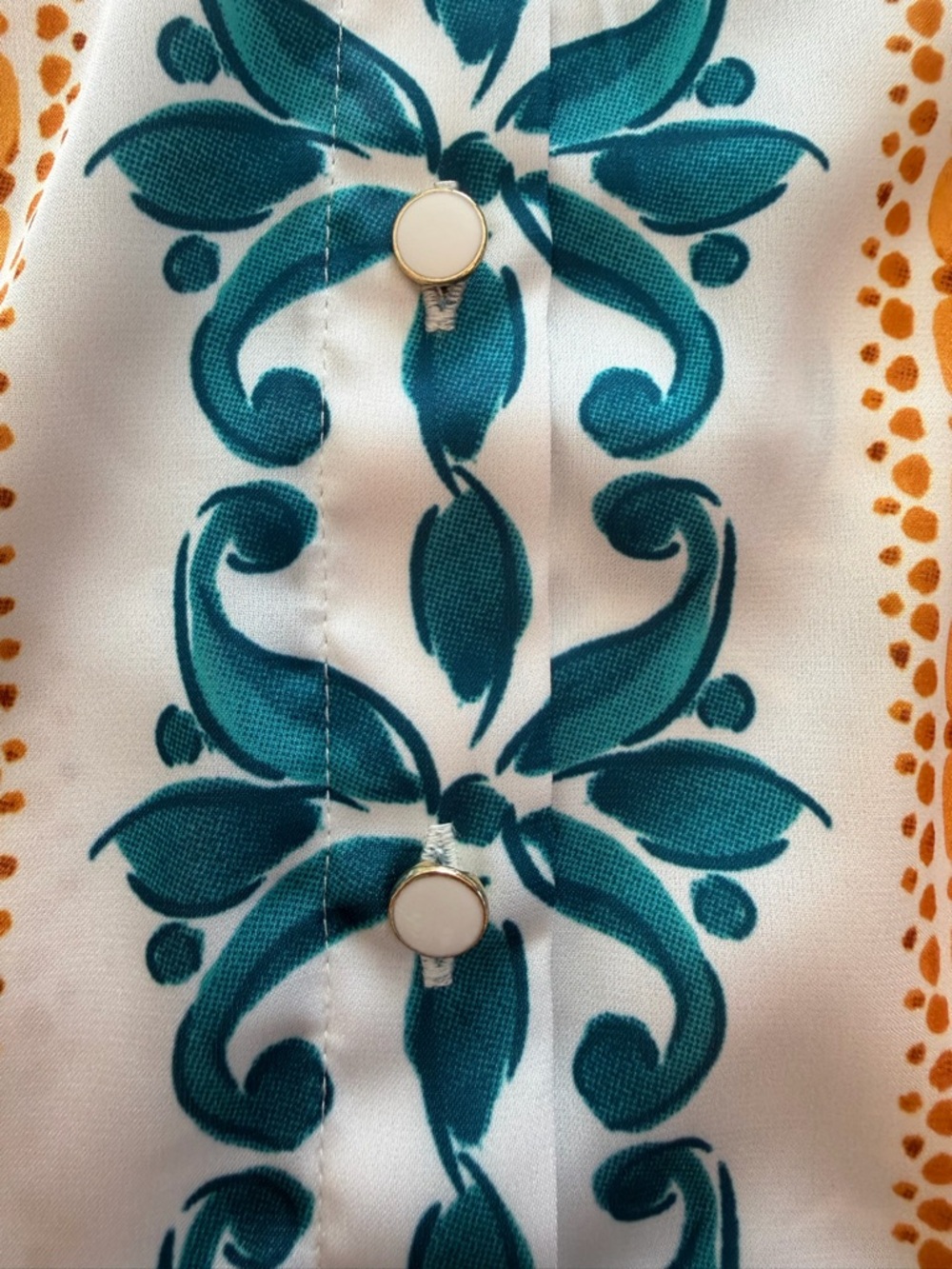 Talbots Blouse floral multicolor size PS - Picture 4 of 8